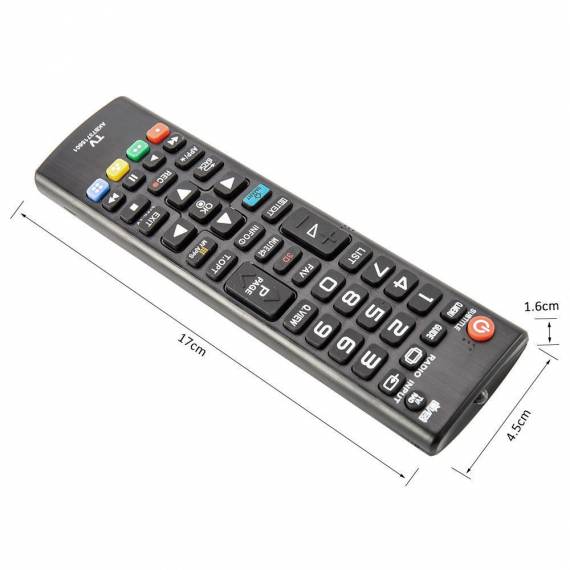 Mando a Distancia Universal compatible con LG Corto sin Programacion