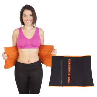 Cinturilla Neopreno Total Crunch Fir Belt Faja Sudar con Cremalleras