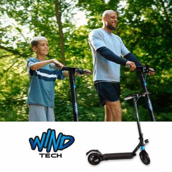 Patinete Eléctrico Scooter Windtech 25km/h con Suspensión y Luz