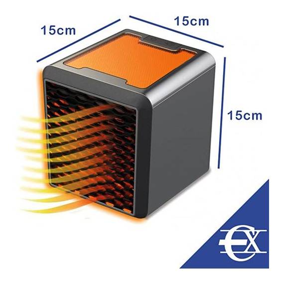 Calefactor USB 1500W Con Luz Led