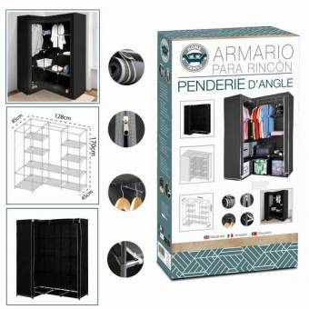 Armario Organizador de tela para Rincones 85x128x45x170cm