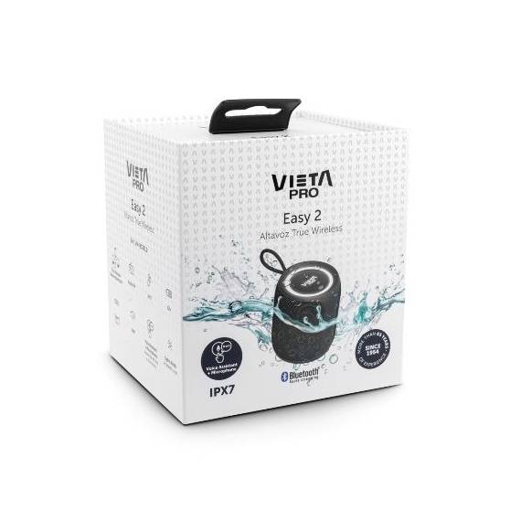 Altavoz Vieta Pro Easy2 Bluetooth Impermeable IPX7 Radio Asistente Voz